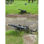 Pair of Cast Iron Ornamental Cannons