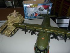 Toy US Transport Plane, British Tank and a Fast Attack Jet