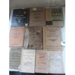 Ten WWII Military Vehicle Parts and Maintenance Manuals and Pamphlets