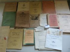 Nineteen Assorted Manuals Including Some WWII