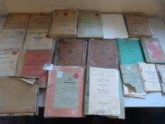 Twenty Post War Military Vehicle Parts and Maintenance Manuals and Pamphlets