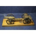 Brass Gun and Carriage