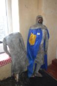 Medieval Knight Mannequin with Reproduction Clothing and Another (AF)