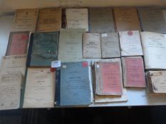 Twenty Post War Military Vehicle Parts and Maintenance Manuals and Pamphlets