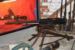 Roma 1939 XVII Breda 7.92mm Machine Gun No.695 with Deactivation Certificate 03/08/1989...