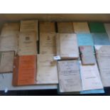 Twenty Post War Military Vehicle Parts and Maintenance Manuals and Pamphlets