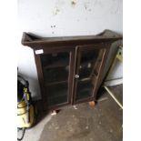 Glazed Bookcase Top with Glass Handles