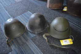 Three Post War British Helmets
