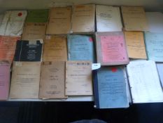 Twenty Post War Military Vehicle Parts and Maintenance Manuals and Pamphlets