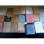 Twenty Post War Military Vehicle Parts and Maintenance Manuals and Pamphlets