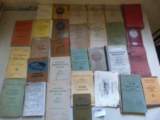 Thirty Assorted User Manuals Including Dodge, Humber, Chevrolet, Austin, etc.