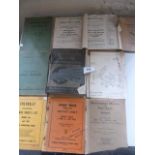 Ten WWII Military Vehicle Parts and Maintenance Manuals and Pamphlets