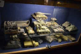 Twenty Scale Models of WWII Military Vehicles