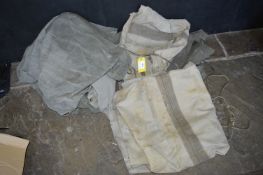 Job Lot of Assorted Canvas Tarpaulins