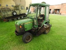 John Deere 855 Compact Tractor with Grass Cutting Attachment