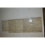 Eight East Yorkshire Regiment Laminated Battalion Orders