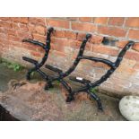 Victorian Cast Iron Bench Supports