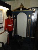 Life Size Display of a Queens Guard with Genuine Uniform, Busby, Boots, Replica Musket & Sentry Box