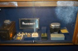 Contents of Cabinet To Included Assorted WWII Artifacts