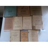 Ten WWII Military Vehicle Parts and Maintenance Manuals and Pamphlets