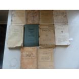 Ten WWII Military Vehicle Parts and Maintenance Manuals and Pamphlets