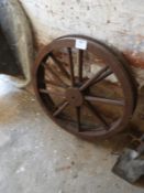 Pair of Reproduction Cart Wheels