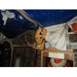Assorted Maritime and Nautical Display Items Including Lobster Pot