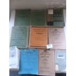 Ten WWII Military Vehicle Parts and Maintenance Manuals and Pamphlets