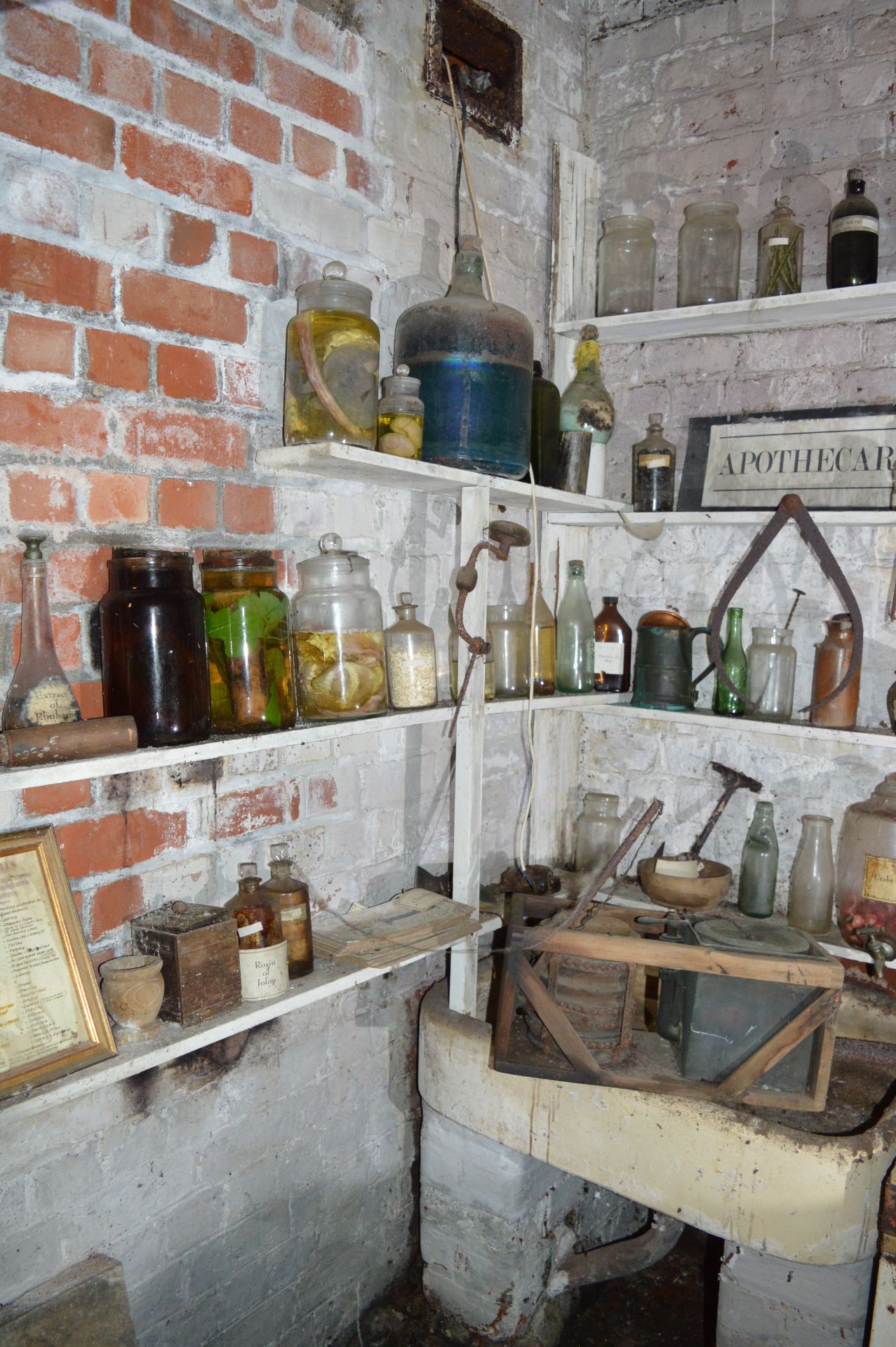 Apothecary Scene and Display Boards - Image 2 of 2