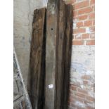 Assorted Timber Including Sleepers and 8x8 Sections