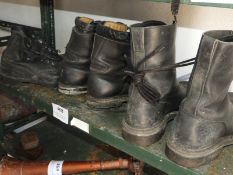 Three Pairs of Military Boots