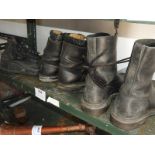 Three Pairs of Military Boots