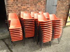 116 Polypropylene Interlockable Chairs