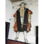Life Size Printed Cut Out Model of Henry VIII