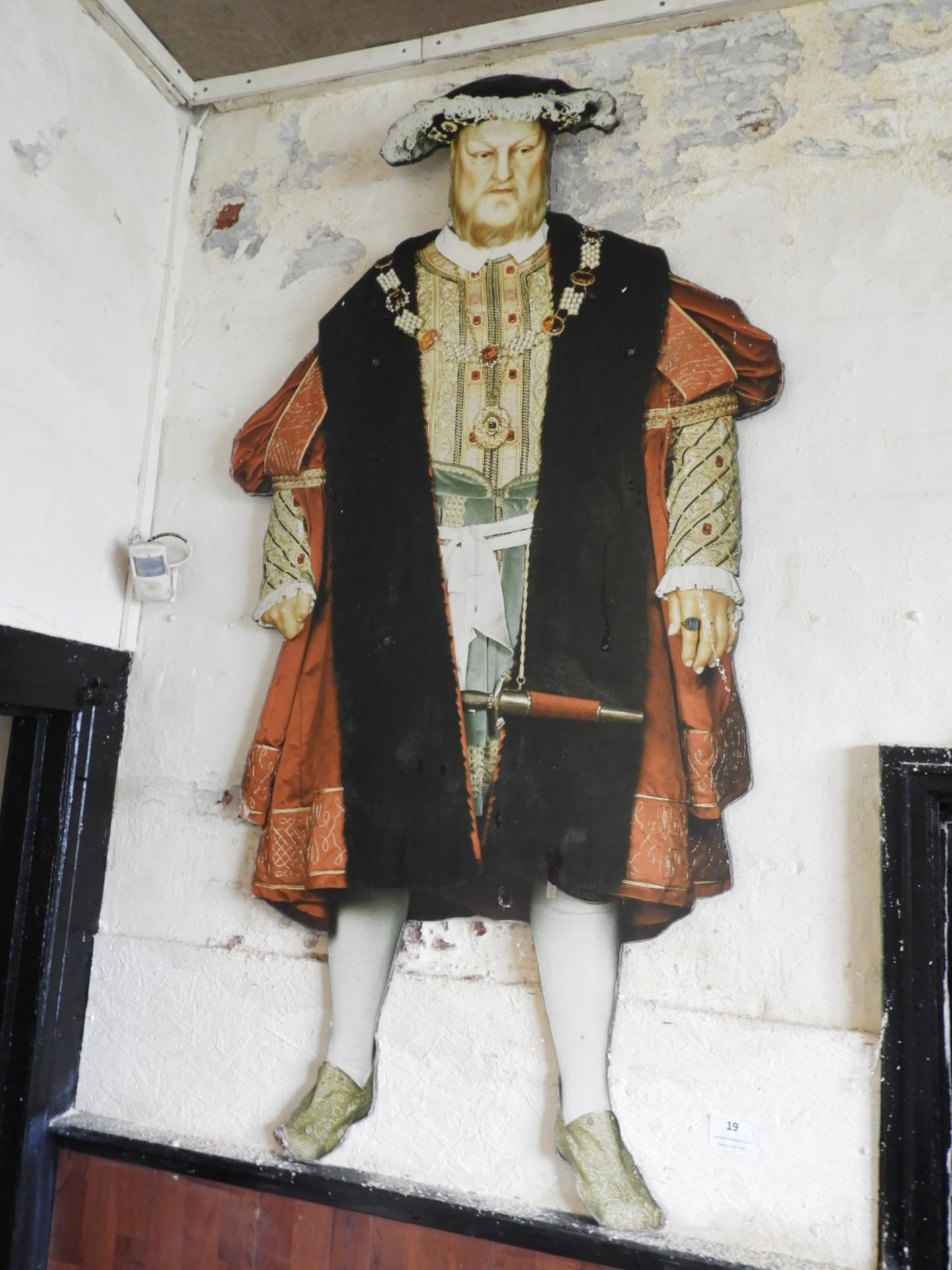 Life Size Printed Cut Out Model of Henry VIII