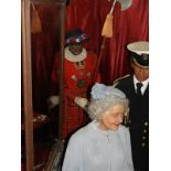 Waxwork Model of Beefeater Guard in Replica Uniform