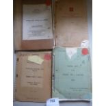 Four manuals Relating to Ferret Scout Car