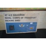 Metal 47AD Squadron Sign