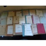 Twenty Post War Military Vehicle Parts and Maintenance Manuals and Pamphlets