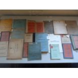 Twenty Post War Military Vehicle Parts and Maintenance Manuals and Pamphlets