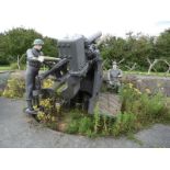 QF 3.75" Anti-Aircraft Gun with Two GRP Figures (Purchaser has a 3 month period to remove this item