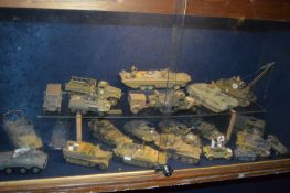 Twenty Two WWII Scale Model Military Vehicles