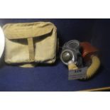Gas Mask with Canvas Bag