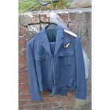 RAF Battle Dress Type Jacket and Trousers - Made in Singapore