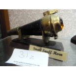 Johnstone Collection: Small Brass Mounted Snuff Horn