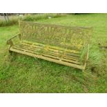 Reproduction Cast Iron Garden Bench