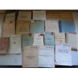 Twenty Post War Military Vehicle Parts and Maintenance Manuals and Pamphlets