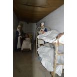 Victorian Hospital Scene with Display Props