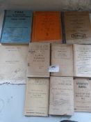 Ten WWII Military Vehicle Parts and Maintenance Manuals and Pamphlets