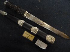 Johnstone Collection: Regimental Dirk in Scabbard